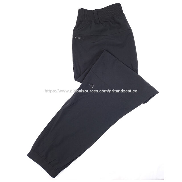 Pantalon de ville pour homme, fabrication directe, vêtement de golf souple avec élastique intégré, vêtement de loisirs avec logo imprimé