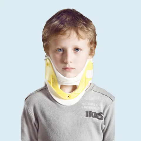 Colar Cervical Infantil Portátil de Comprimento Ajustável e Tamanho Múltiplo a Preço de Fábrica para Emergências