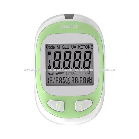 Medidor de glucosa en sangre para uso doméstico, detector de glucosa en sangre para medir el azúcar alto, máquina/probador médico de glucosa en sangre for sale at factory direct price