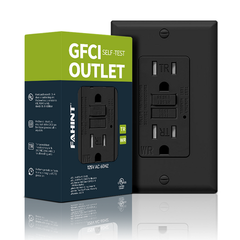 Prise GFCI 15A 120V à auto-test, listée UL, inviolable/résistante aux intempéries, sortie GFCI, prise murale électrique GFCI pour l'Amérique du Nord for sale at factory direct price