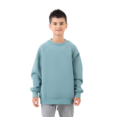Sweat-shirts en coton pour enfants, 350 g, coupe raglan, sweat-shirts vierges. Tissu extérieur 100 % coton, plus de couleurs / couleur personnalisée.