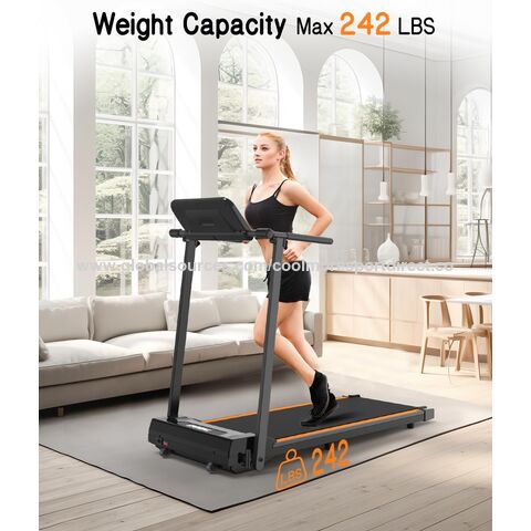 Cinta de Correr Plegable, Cinta Andadora Bajo Escritorio para Casa con 2.25HP, 12 Modos HIIT, Cinta de Correr Pequeña y Compacta para Oficina en Casa, Ahorro de Espacio for sale at factory direct price
