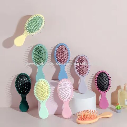 Escova de Cabelo Orgânica Sem Puxões, para Mulheres, Homens e Crianças, Escova Desembaraçadora, Também para Cachos e Cabelos Longos for sale at factory direct price