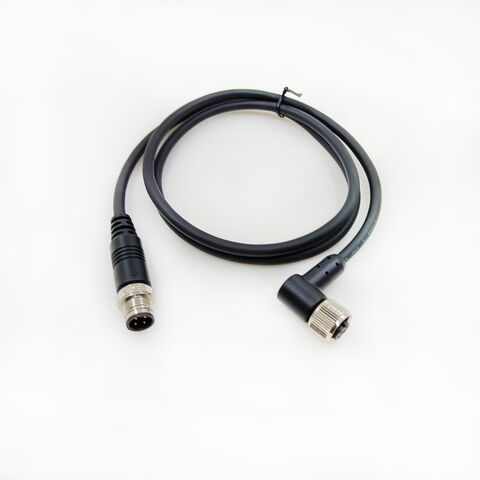 M8 3 Pin Female Connector Unshiled Field Assembly Wireable