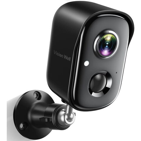 Câmera de segurança residencial interna e externa WIFI com detecção de movimento por IA, holofote à prova d'água e alarme de sirene for sale at factory direct price