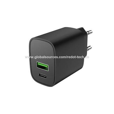 Cargador de pared de 20W con doble puerto PD de carga rápida para móvil - Alta eficiencia for sale at factory direct price