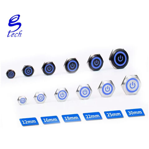 Buy China Wholesale 12/16/19/22/25/30mm Blue Circular Power Supply ...