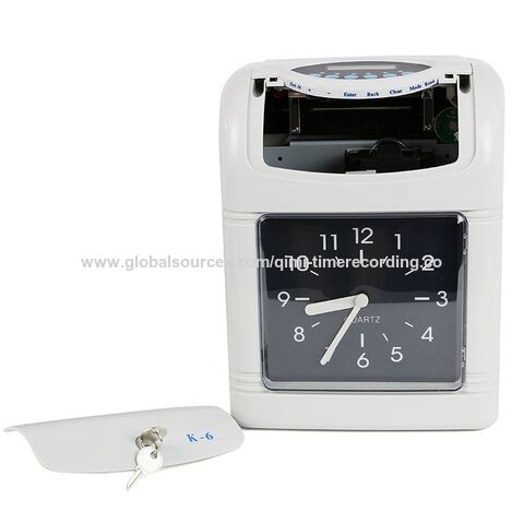 Top Selling Cheap And Fine Desktop Time Clock With Time Cards Keys K6 ...