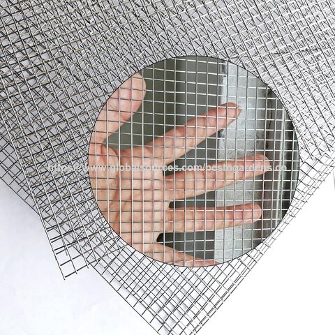 Malla de alambre soldado galvanizado, alambre de acero de bajo carbono/acero inoxidable, utilizada en cría, cercas de plantas, construcción e industria. for sale at factory direct price