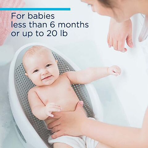 Suporte de Banho para Bebê (Cinza) | Ideal para Bebês com Menos de 6 Meses - Cadeira de Banho para Bebês no atacado