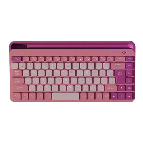 Teclado Inalámbrico BT 2.4G de Alta Calidad y Colorido al Por Mayor para Android IOS Windows