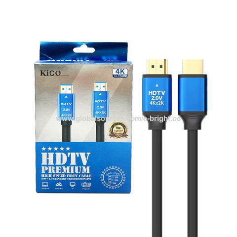 Kabel HDMI 2.0 Kecepatan Tinggi 1.5M 3 Meter 4K*2K 60Hz Berlapis Emas Pria ke Pria untuk HDTV