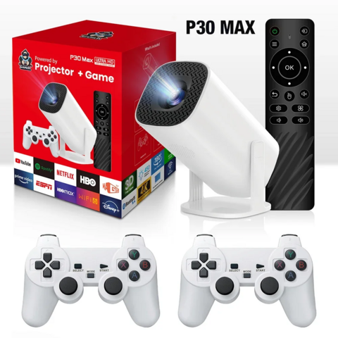 Android 11 Game Projector P30max Retro Video Game Consoles