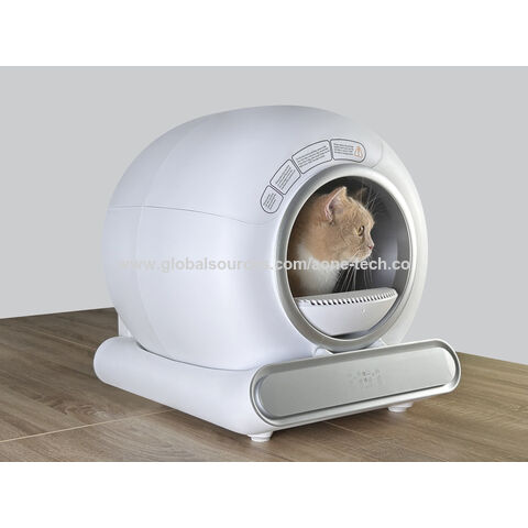 Faible Bruit App Wifi Télécommande Grande Capacité Litière Pour Animaux Meubles Auto-Nettoyant Intelligent Automatique Bac À Litière Pour Chat