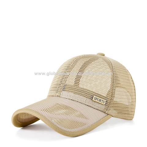 Buy China Wholesale Unisex Summer Mesh Baseball Cap Coffee Color Adjustable All Full Mesh Hat Quick 6 Panel Cap Mesh Hat Trucker Hats Cap 5.23 Globalsources