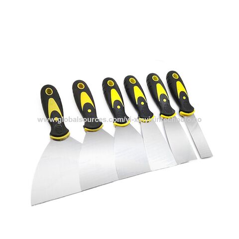 Espátula de Acero Inoxidable, 2" 3" 4" 5", Herramienta para Raspar Pintura y Papel Tapiz, para Extender Masilla y Mortero, Enmasillado