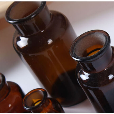 30ml60ml Amber Color Reagent Bottle Glass Apothecary Glass Bottle Jars ...