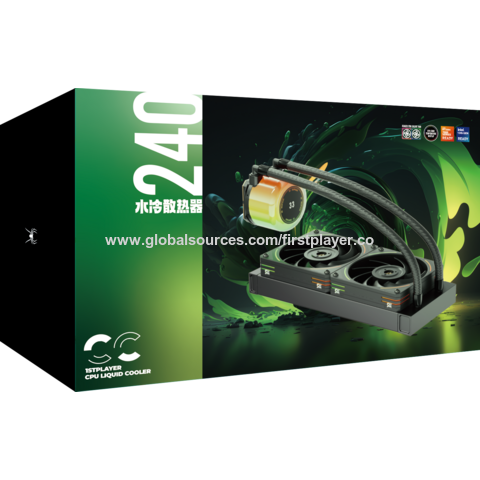 1STPLAYER CC2400 Refrigeración Líquida AIO 360 de Alto Rendimiento con Pantalla de Temperatura, Negro/Blanco para Gamers for sale at factory direct price