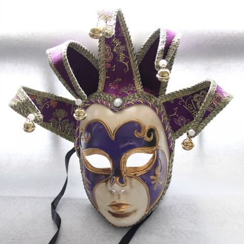 Máscaras Venecianas de Lujo para Damas, Pintadas a Mano, para Fiestas de Halloween y Espectáculos - ¡Gran Venta!
