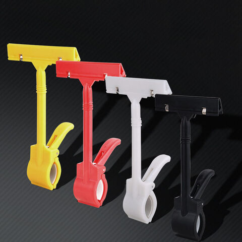 Clipe de pôster de etiqueta de preço de conveniência de supermercado de shopping promocional de publicidade pop por atacado for sale at factory direct price