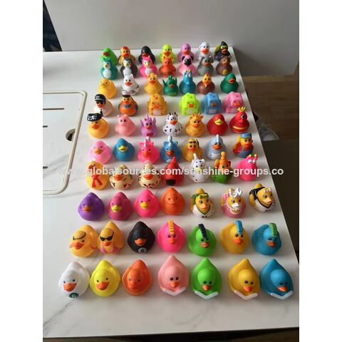 Pato de goma creativo de Halloween, juguete para apretar y hacer sonidos, juguete de baño para bebés, pato flotante para agua for sale at factory direct price