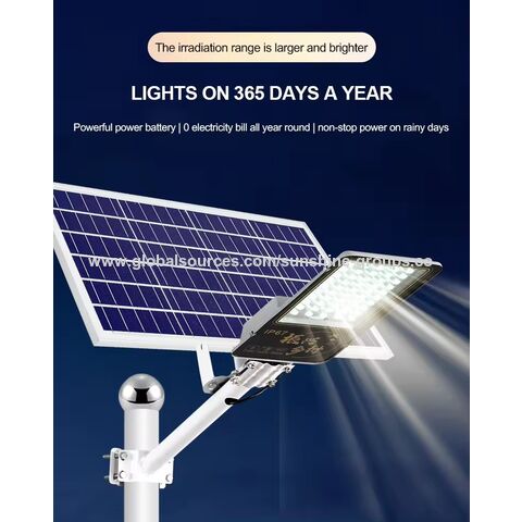 Solarstraßenleuchte LED für den Außenbereich, wasserdichter Solarkopf, Parkplatzbeleuchtung for sale at factory direct price
