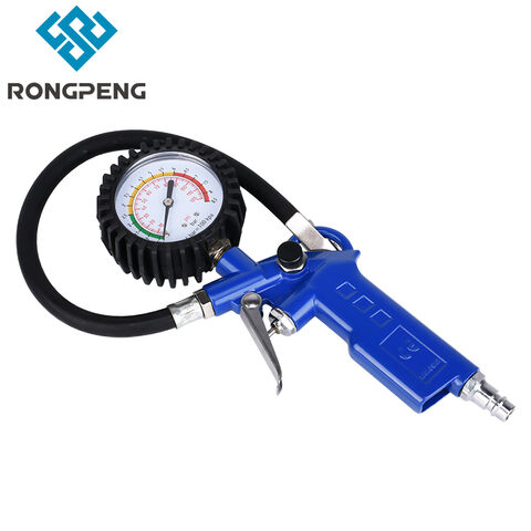 Inflador de Neumáticos Portátil Pistola Bomba de Aire RongPeng R8037 Herramientas Neumáticas Ligeras para Coche, Furgonetas, Motocicletas