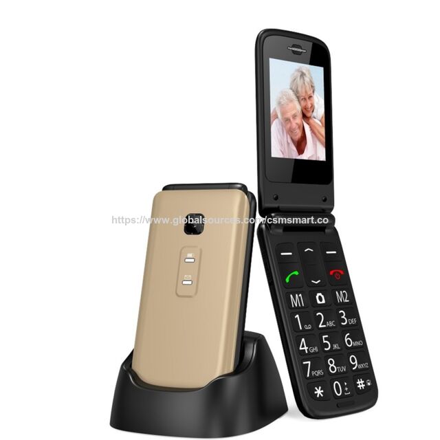 Téléphone Senior CSM C16 (Nom) + Prix d'Usine + Grands Boutons et Écran + Bouton SOS + Caméra Haute Définition for sale at factory direct price