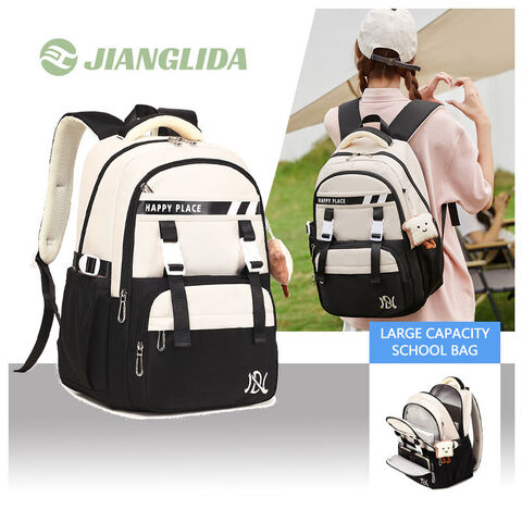 Jianglida 2024 Mochila Escolar Women New Style School Supplies
