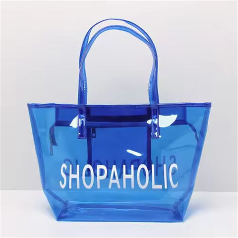 Günstige, lässige, transparente PVC-Tragetasche für Damen - Schulterhandtasche für Damen im Großhandel