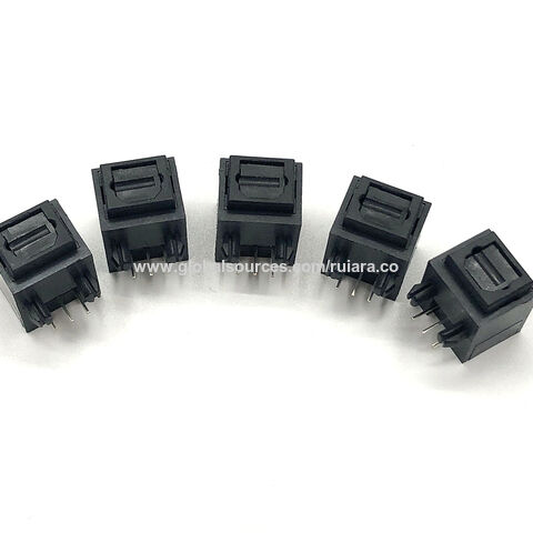 OEM/ODM noir R010B Connecteur Toslink Optique Optique Fiber SPDIF numérique toslink for sale at factory direct price