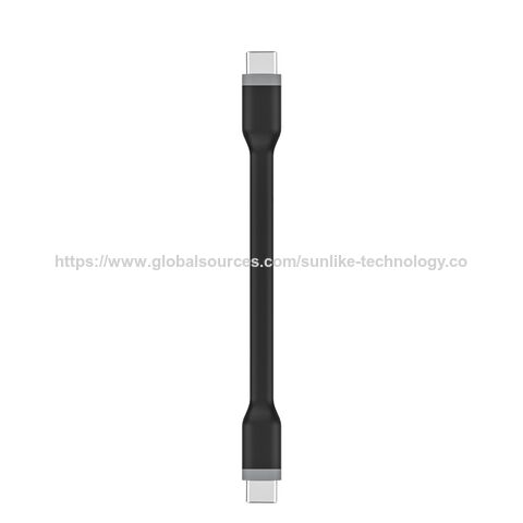Kabel Bebas Kusut Sunlike, Fleksibel, Cocok dengan Power Bank, untuk Pengisian Daya Ponsel dan Transfer Data, Panjang Pendek