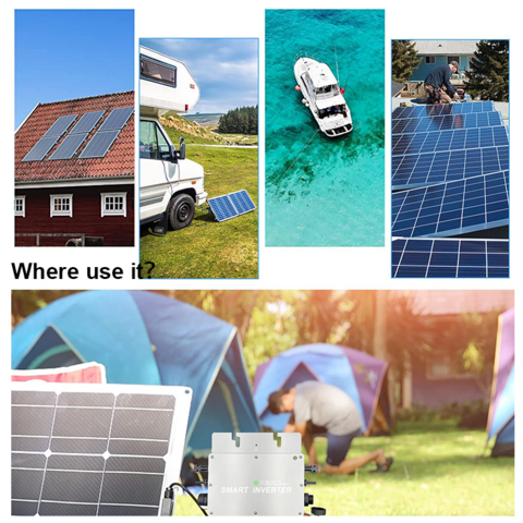 Hot Selling Micro Solar Inverter 600w For Rooftop Solar Power System ...