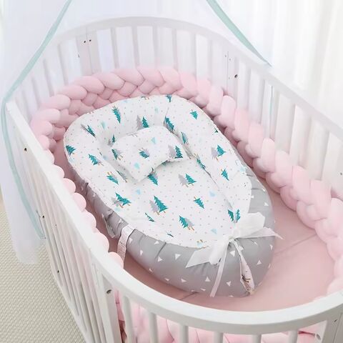 MU Multifuncional Portátil Cama Nido Plegable para Bebé Tumbona Suave Cuna Ligera Edredón Nido para Dormir for sale at factory direct price