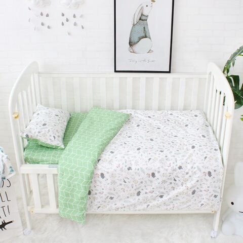 Ensemble de literie 3D imprimé numérique pour bébé en gros MU, ensemble de lit pour nourrisson, ensemble de draps pour nouveau-né for sale at factory direct price