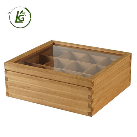 Legend Fabrik liefert Design mit Teetube für Tee Geschenkverpackung Box benutzerdefinierte Großhandelspreis Tee Adventskalender Box Holz Tee Box. for sale at factory direct price