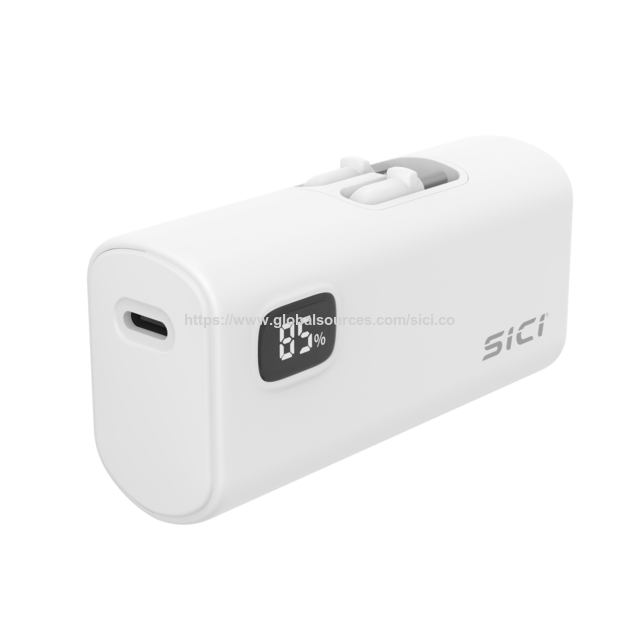 5000mah 2 In 1 Pd Power Bank With Display And Kickstand - China ...