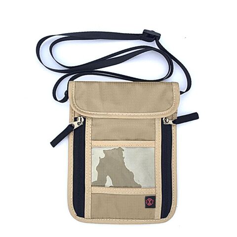 Portefeuille de Voyage Tour de Cou avec Blocage RFID, Porte-Passeport avec Sangle de Cou Ajustable, Sacoche de Voyage Tour de Cou pour Homme et Femme for sale at factory direct price