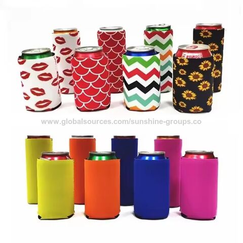 Cooler Koozy de Neoprene Térmico, Impermeável e Isolado para Latas de Cerveja com Impressão de Logotipo Personalizado for sale at factory direct price