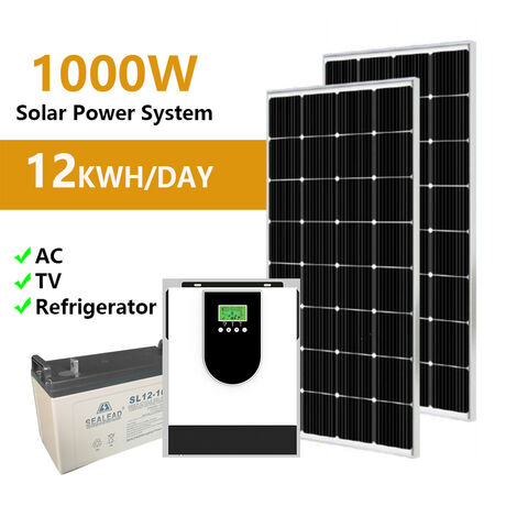 Sistema Solar 220v 240v 1kW - 5kW Completo con Batería de Litio - Kits Completos for sale at factory direct price