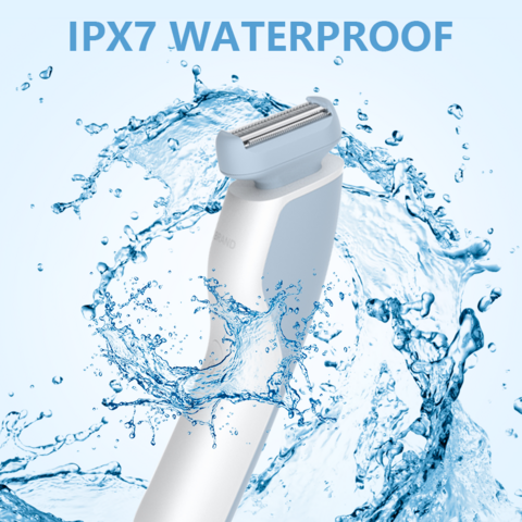 Vanhong Fabricant OEM Rasoirs Électriques pour Femmes Tondeuse à Cheveux IPX7 Étanche Rechargeable Type-C