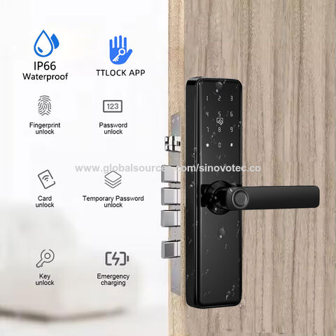 Stainless Steel Waterproof Ip66 Cerradura Inteligente App Fingerprint ...