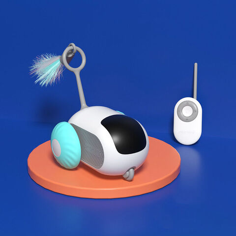 Mainan Kucing Elektrik Remote Control Pintar: Mainan Interaktif Bulu Lucu, Remote Control Pintar Mode Ganda 360° for sale at factory direct price