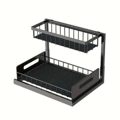 Organisateur d'Armoire de Cuisine à 2 Niveaux en Acier au Carbone Robuste, Promotionnel, Revente Multiple, Très Vendu for sale at factory direct price