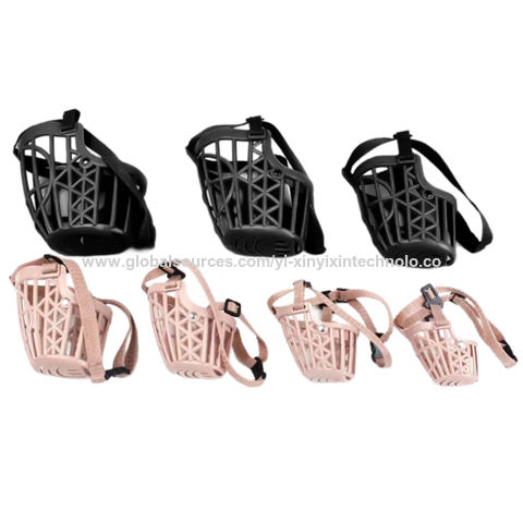 كمامة للكلاب: تمنع العض والنباح والابتلاع. بلاستيك ناعم، كمامة شبكية مسامية. for sale at factory direct price