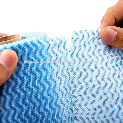 Rollo de toallas de papel de cocina no tejidas reutilizables 2024, trapo perezoso, paño de limpieza de doble uso seco y húmedo