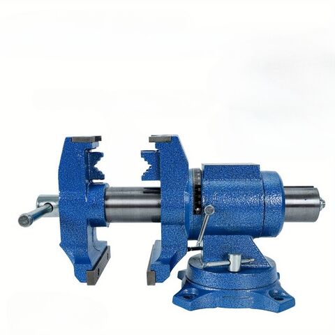 Étau d'établi robuste pour le travail du bois en acier au carbone stable et durable, avec tête coulissante à 360 degrés, personnalisable for sale at factory direct price