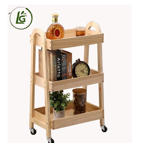 Carrinho de cozinha com rodas de personalização Legend, carrinho de hotel para cozinha, armário de carrinho de cozinha de madeira. for sale at factory direct price