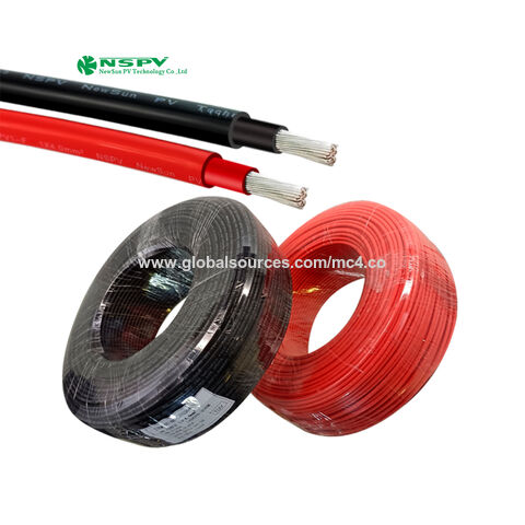 8AWG Solar Extension Cables - 30FT 1500V PV Wires With IP68 Connectors For Solar Panels