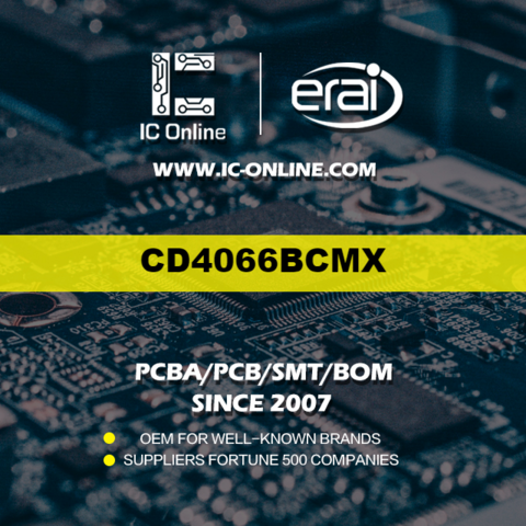 NOVA CD4066BCMX CI COMMUTATEUR BILATÉRAL 1 X 1:1 14SOIC Circuit Logique CI membre erai Conception/Solution PCBA for sale at factory direct price